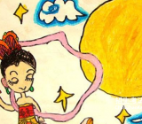 中秋节的画简单漂亮|关于中秋节的画 中秋节儿童画