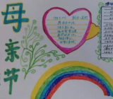 母亲节手抄报简单漂亮