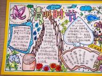 清明节手抄报简单画 清明节手抄报简单